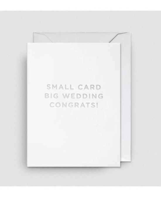 Petite carte Small card big wedding