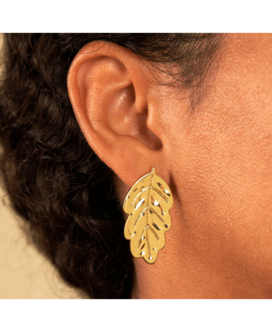 Boucles d’oreille Feuilles Coucou Suzette