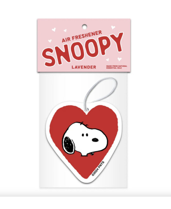 Air freshener Snoopy coeur