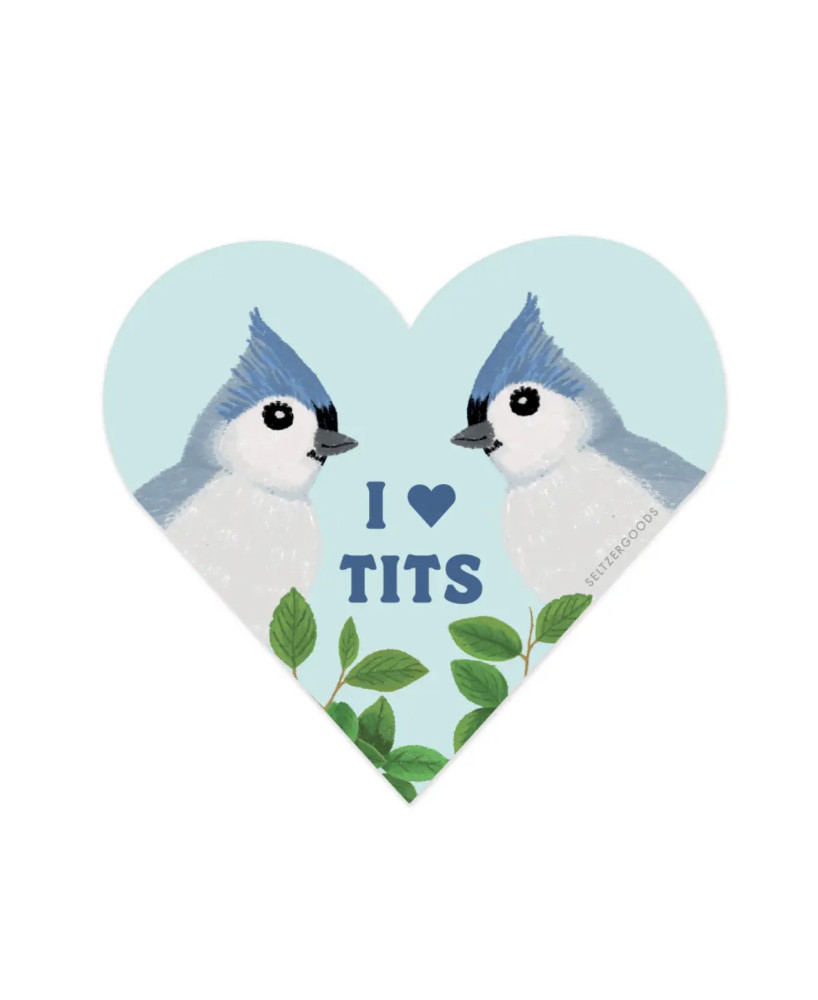 Sticker I love tits