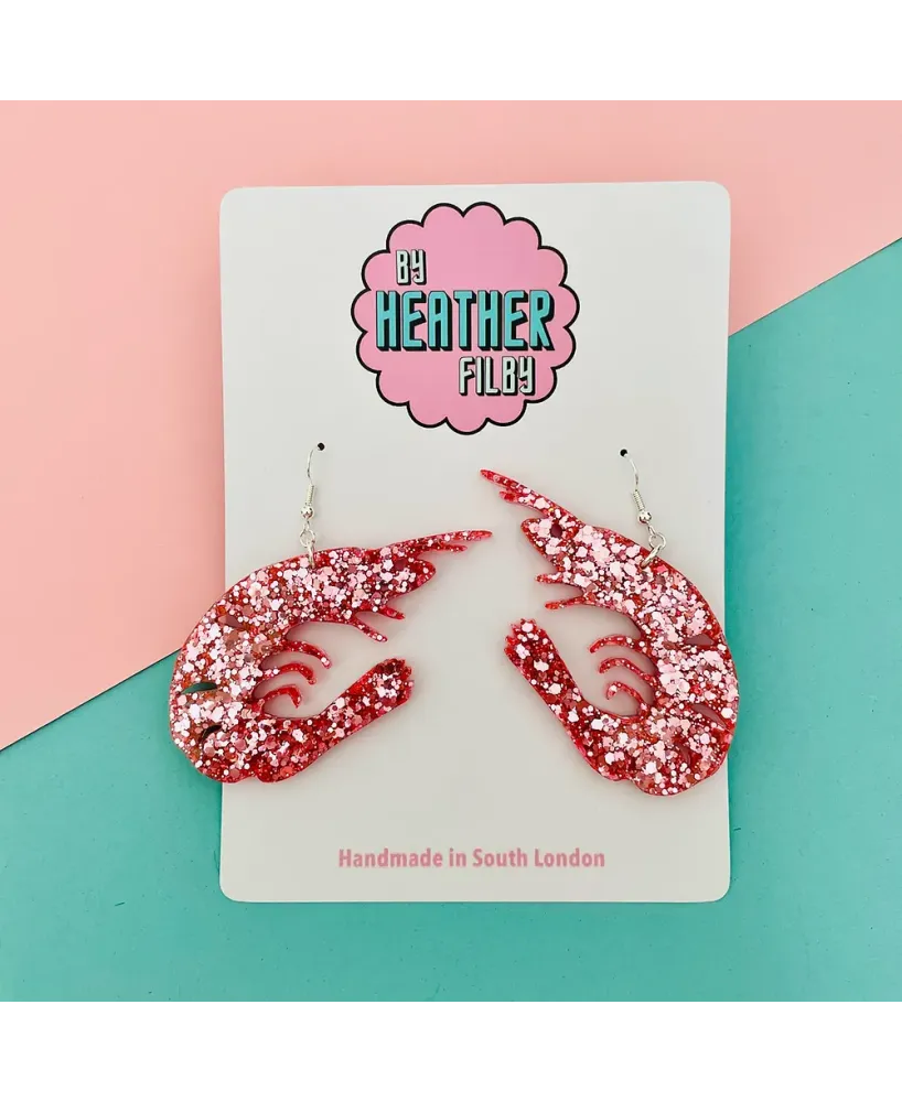 Boucles d’oreille crevettes