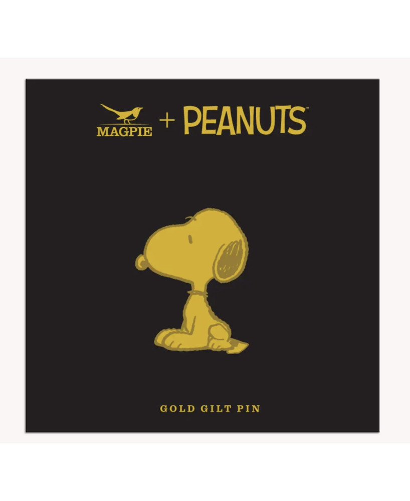 Pins Snoopy doré