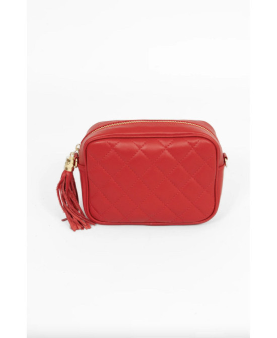 Sac cuir matelassé