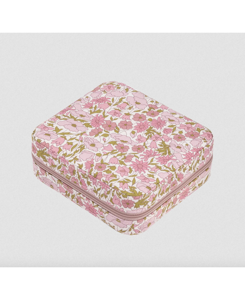 Boîte à bijoux carrée Liberty Daisy and Poppy