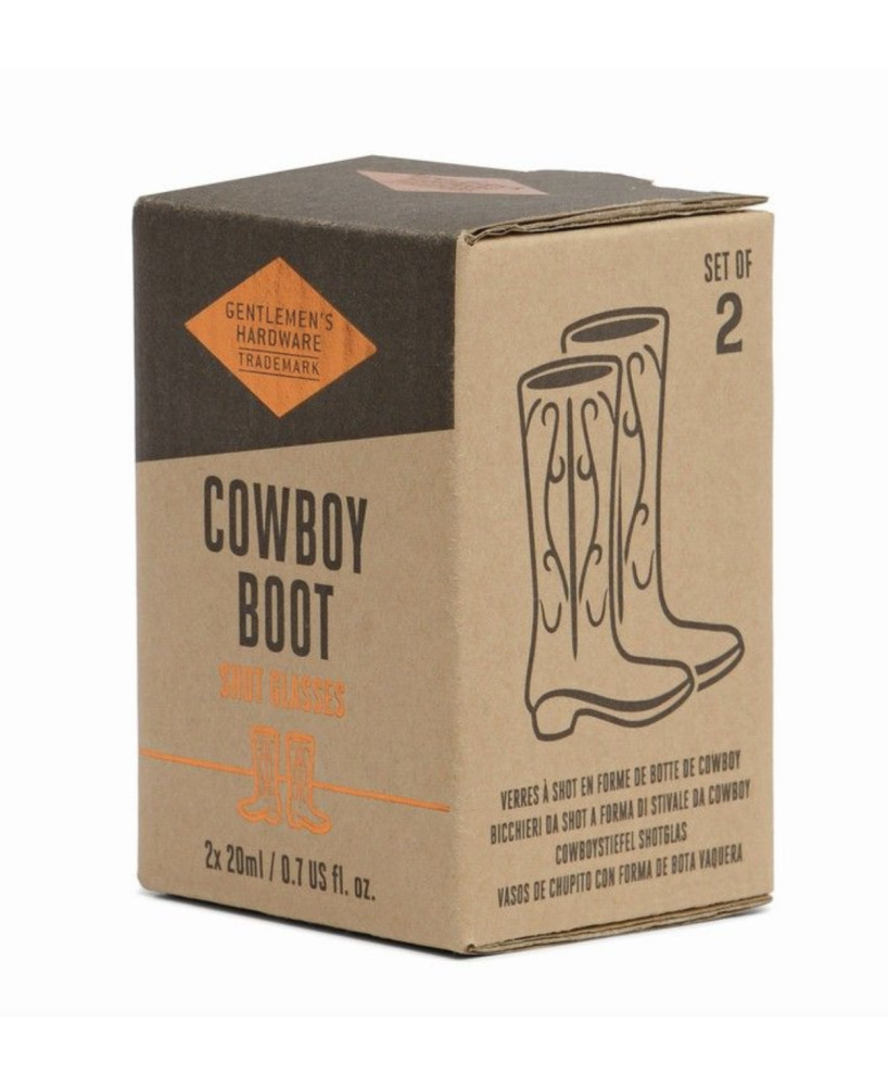 Set 2 verres Cowboy boots