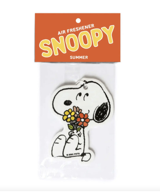 Air freshener Snoopy fleurs