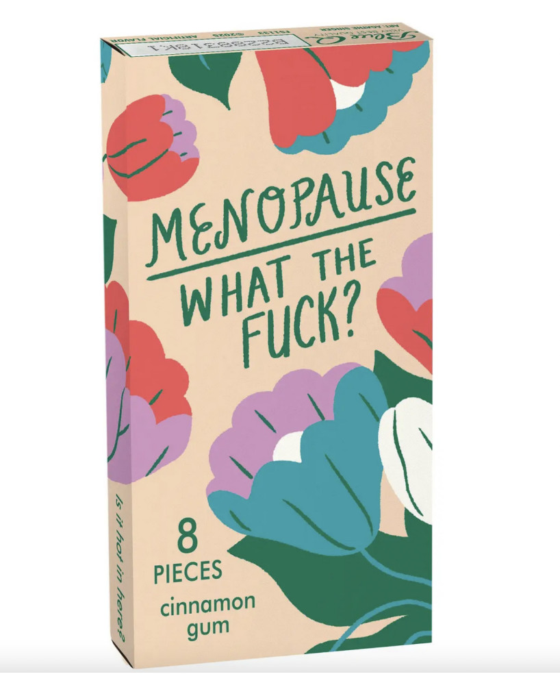Boîte de 8 chewing-gum Menopause WTF