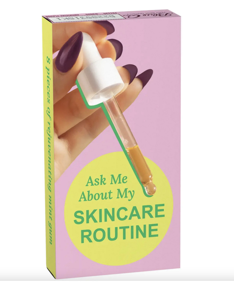Boîte de 8 chewing-gum Skincare routine