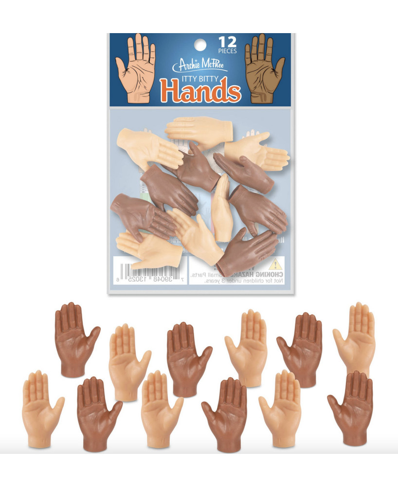 Sachet de 12 mini mains