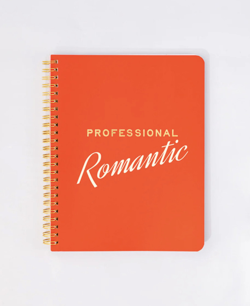 Carnet à spirales Professional romantic