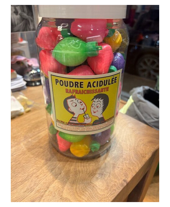 Fruits poudre acidulée