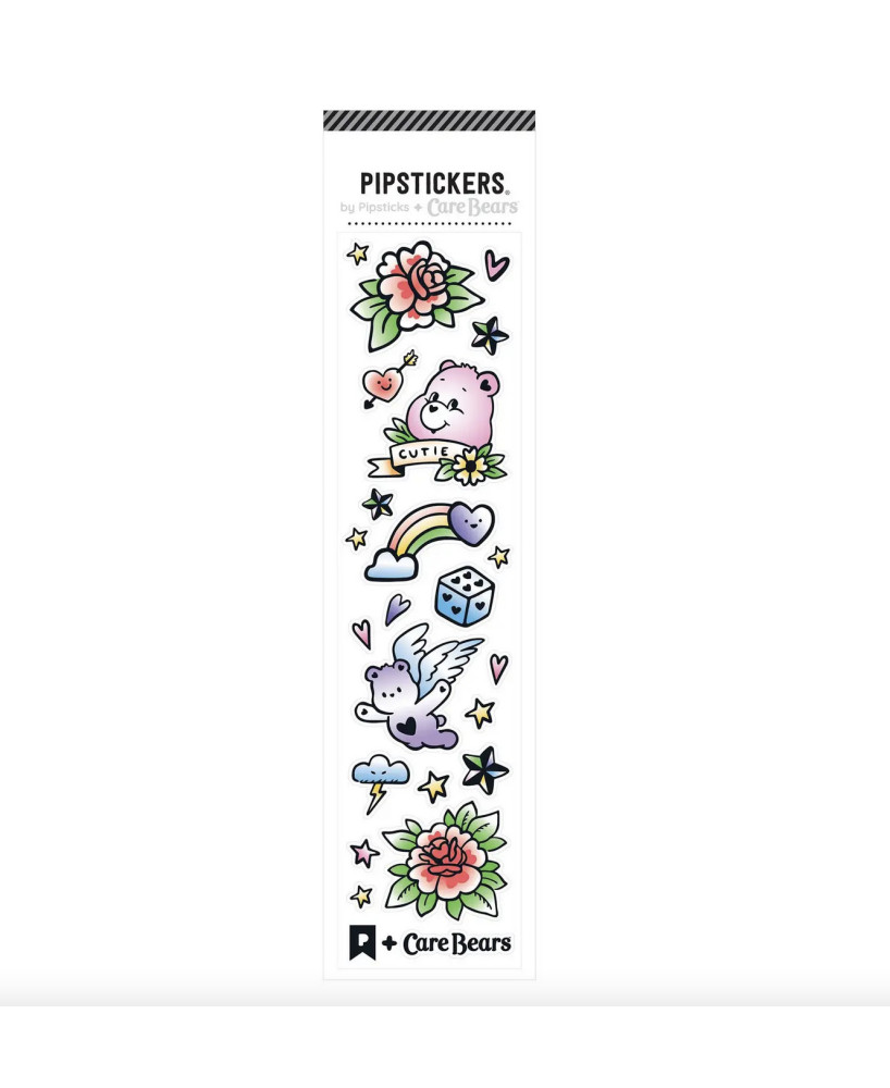 Planche de stickers Bisounours tatouages