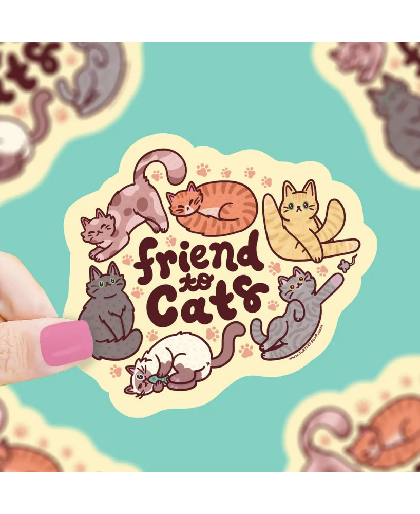 Sticker Friend to cats