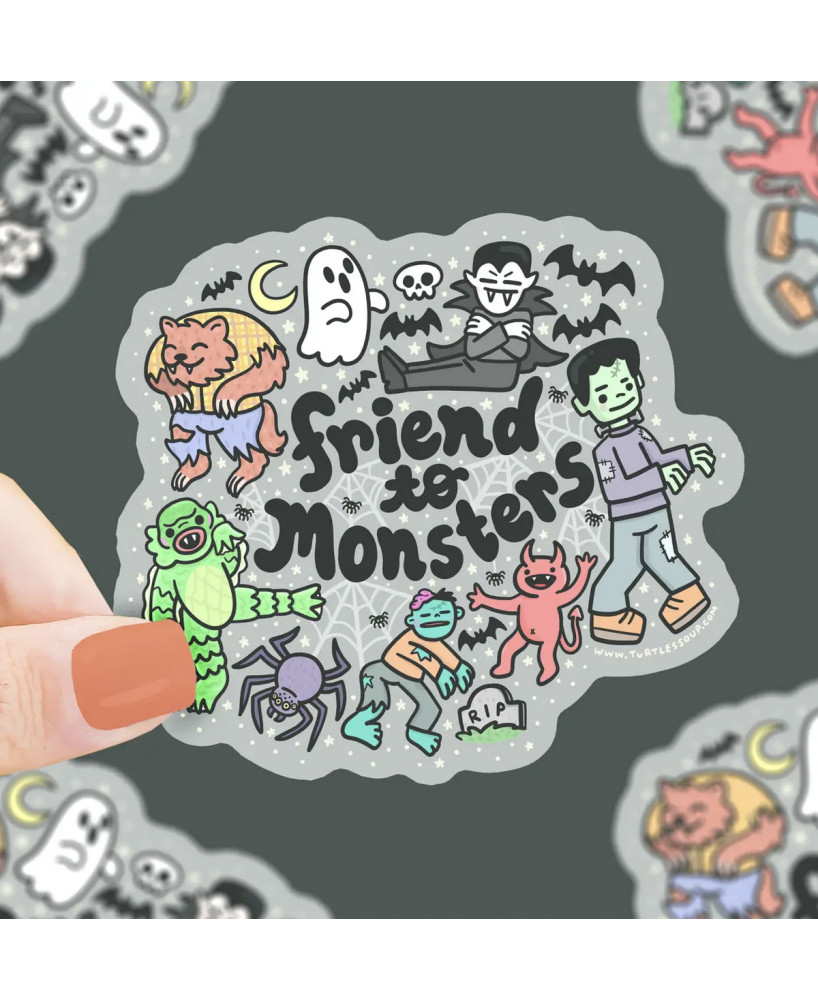 Sticker Friend to monsters
