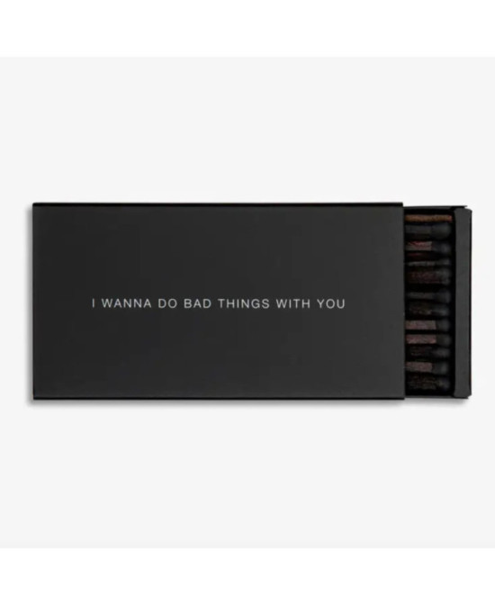 Boîte d'allumettes I wanna do bad things with you