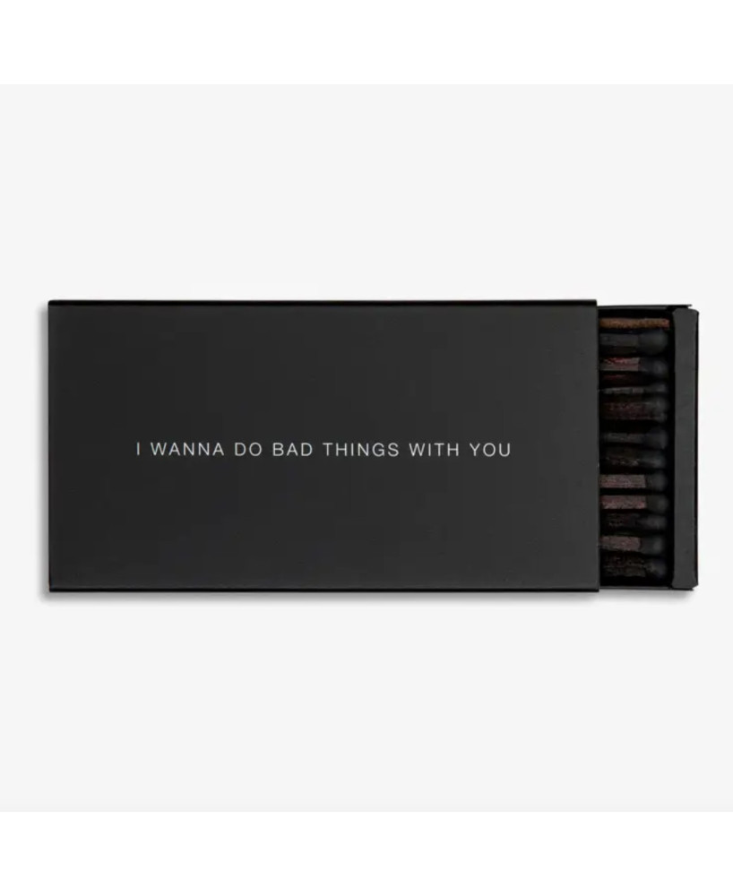 Boîte d'allumettes I wanna do bad things with you