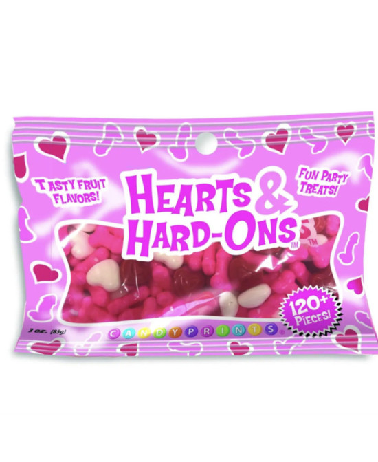 Bonbons coeurs et penis 85gr
