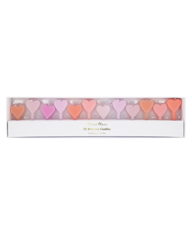 Bougies coeurs