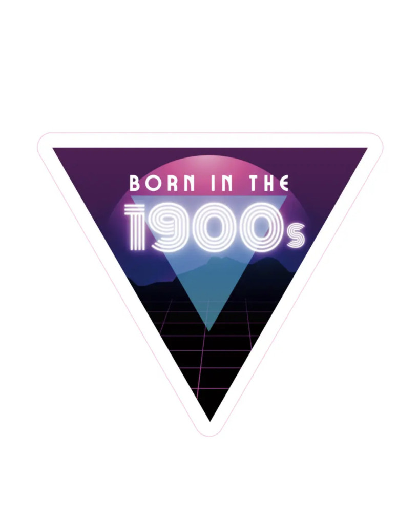 Sticker Born in the 90's