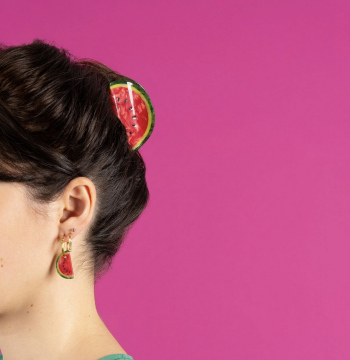 Pince à cheveux Pastèque Coucou Suzette