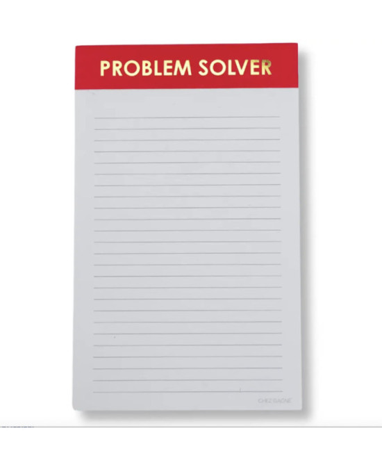Bloc-notes Problem solver