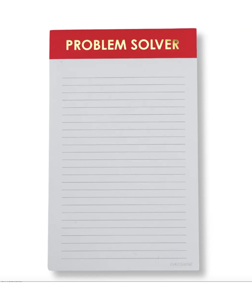 Bloc-notes Problem solver
