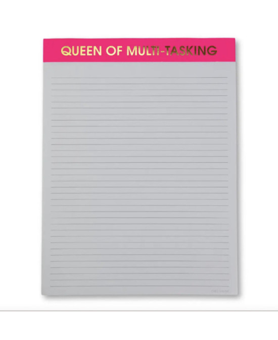 Grand bloc-notes Queen of multitasking