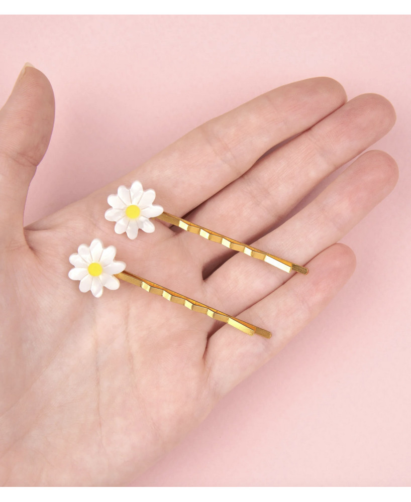 Duo de barrettes Coucou Suzette Pâquerettes