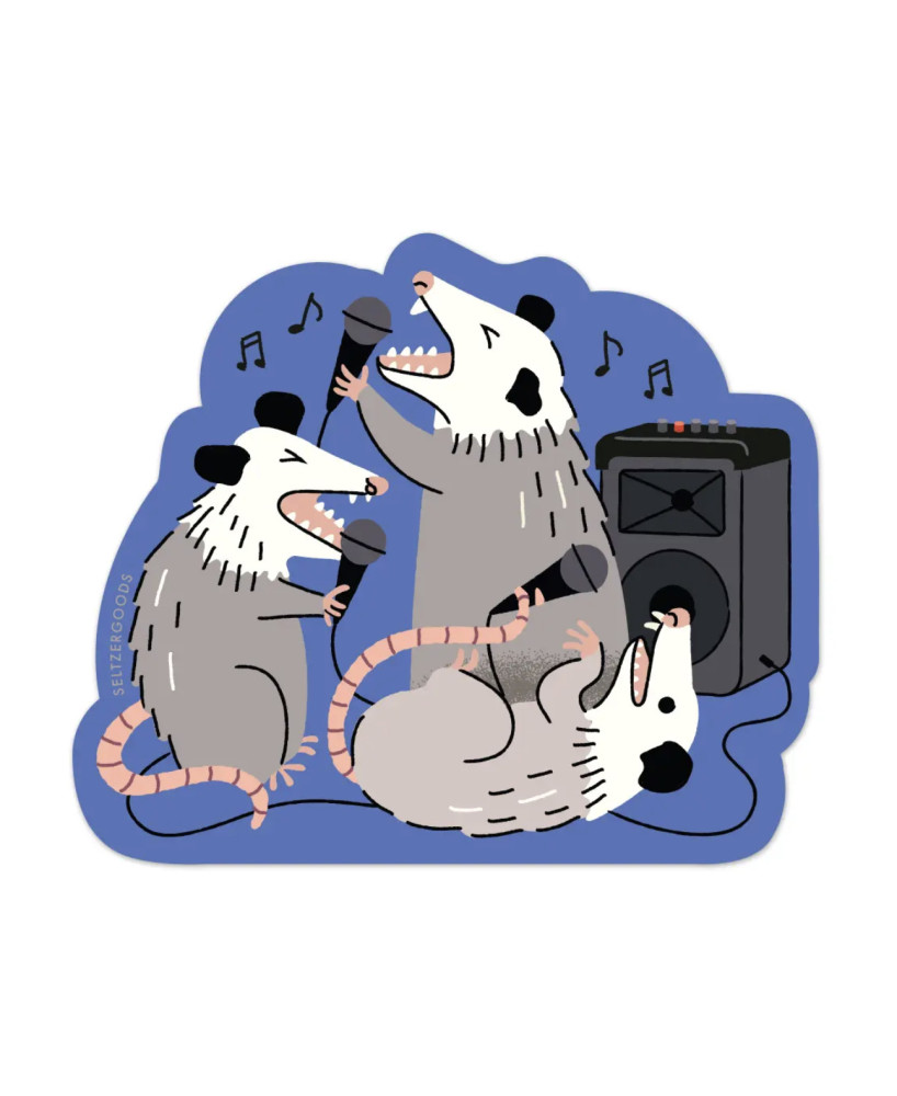 Sticker Opposum karaoké