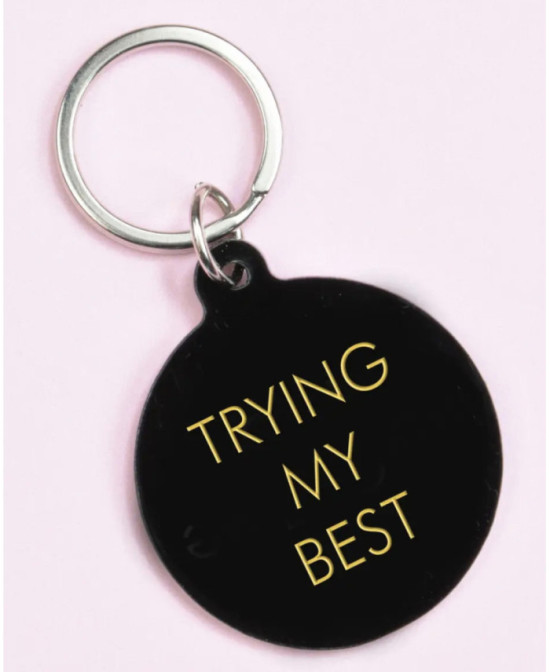 Porte-clés Trying my best